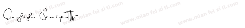 English Scriptttf字体转换